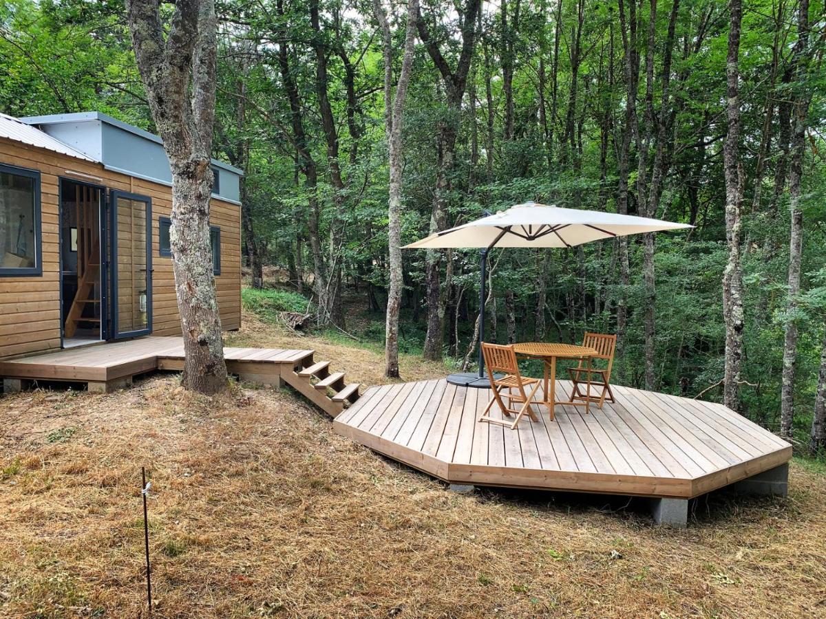 Tiny House Autonome En Pleine Nature Albieres Bagian luar foto