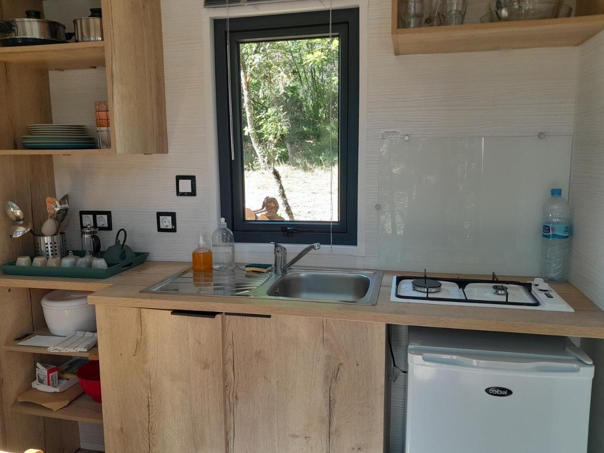 Tiny House Autonome En Pleine Nature Albieres Bagian luar foto